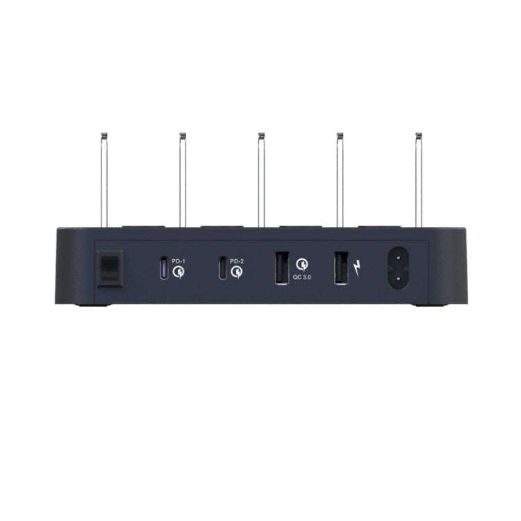 45W PD USB-C / Type-C + 18W PD USB-C / Type-C + 18W QC 3.0 USB + USB Ports Smart Charger with Det...