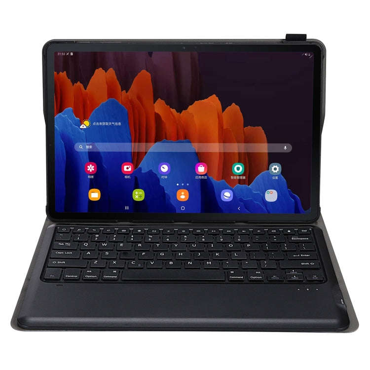 A970 Detachable Bluetooth Keyboard Ultrathin Horizontal Flip Leather Tablet Case for Samsung Gala...