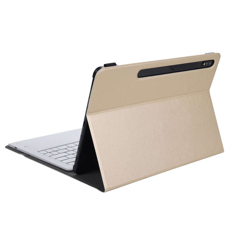 A970 Detachable Bluetooth Keyboard Ultrathin Horizontal Flip Leather Tablet Case for Samsung Gala...
