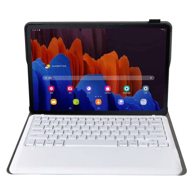 A970 Detachable Bluetooth Keyboard Ultrathin Horizontal Flip Leather Tablet Case for Samsung Gala...