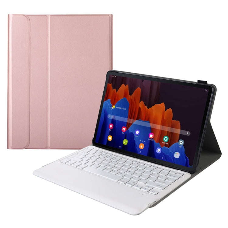 A970 Detachable Bluetooth Keyboard Ultrathin Horizontal Flip Leather Tablet Case for Samsung Gala...
