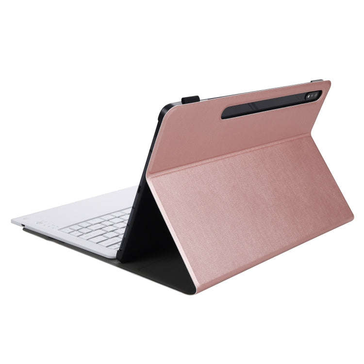 A970 Detachable Bluetooth Keyboard Ultrathin Horizontal Flip Leather Tablet Case for Samsung Gala...
