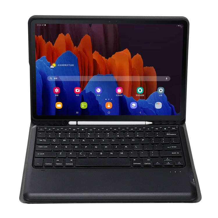 A970B Detachable Bluetooth Keyboard Ultrathin Horizontal Flip Leather Tablet Case with Pen Slot f...