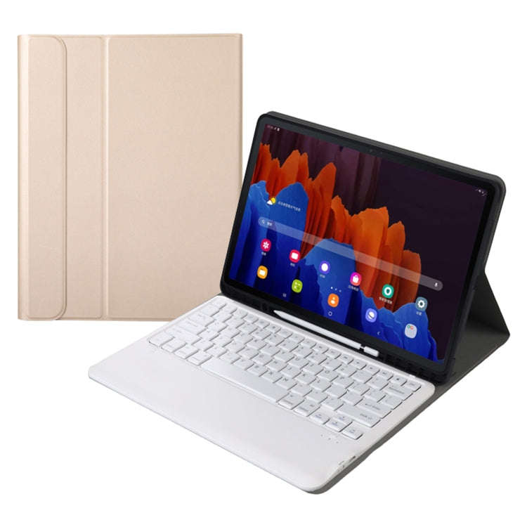 A970B Detachable Bluetooth Keyboard Ultrathin Horizontal Flip Leather Tablet Case with Pen Slot f...