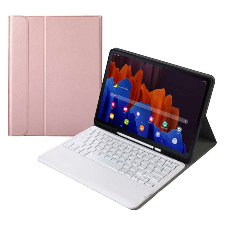 A970B Detachable Bluetooth Keyboard Ultrathin Horizontal Flip Leather Tablet Case with Pen Slot f...