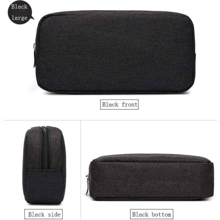 Multi-functional Headphone Charger Data Cable Storage Bag Power Pack, Size: L, 23 x 11.5 x 5.5cm(...