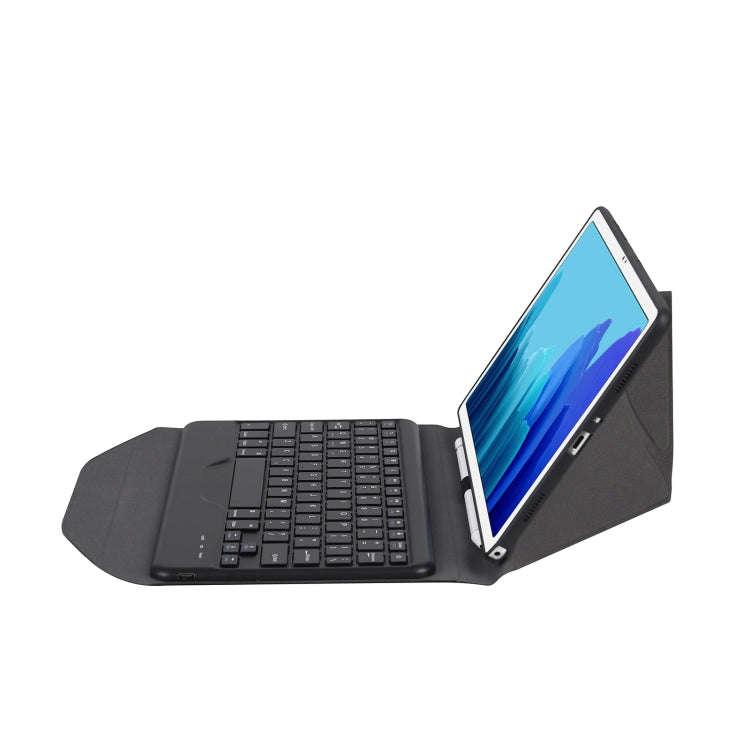 B500 Diamond Texture Triangle Back Holder Splittable Bluetooth Keyboard Leather Tablet Case for S...