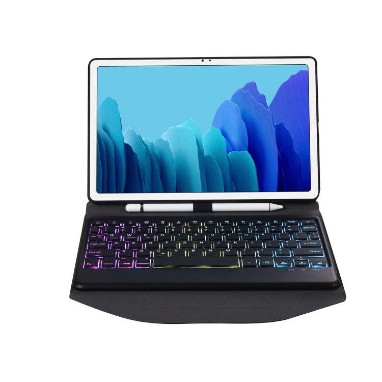 B500S Diamond Texture Triangle Back Holder Splittable Bluetooth Keyboard Leather Tablet Case with...