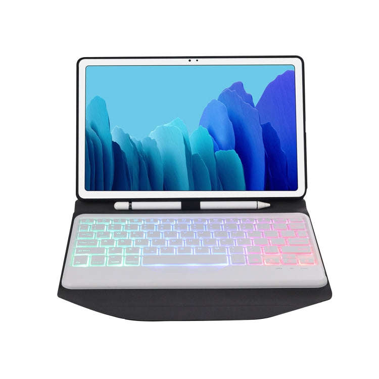 B500S Diamond Texture Triangle Back Holder Splittable Bluetooth Keyboard Leather Tablet Case with...