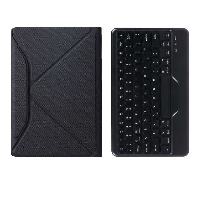 B610 Diamond Texture Triangle Back Holder Splittable Bluetooth Keyboard Leather Tablet Case for S...