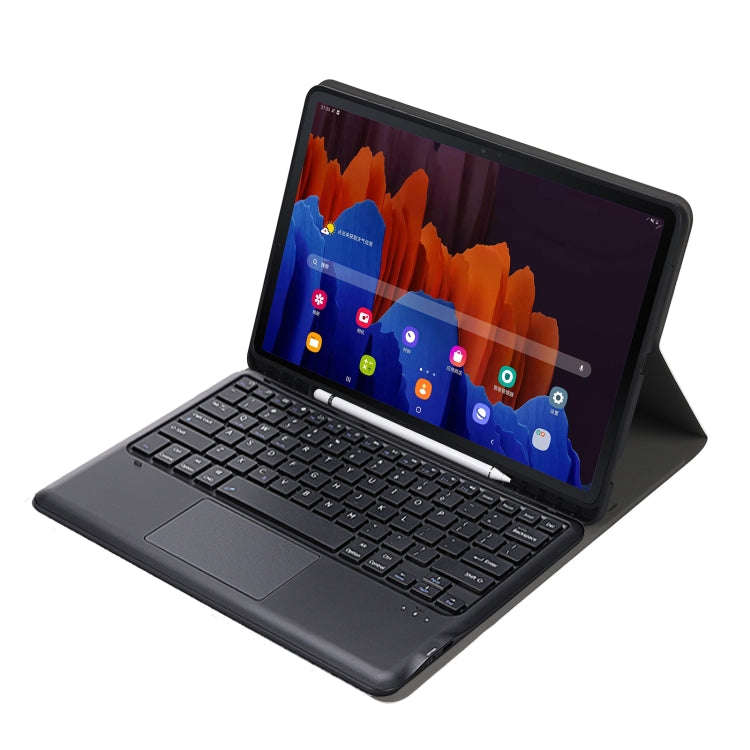 A970B-A Splittable Bluetooth Keyboard Leather Tablet Case for Samsung Galaxy Tab S7 FE T730 T736 ...