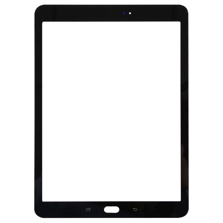 For Galaxy Tab S2 9.7 / T810 / T813 / T815 / T820 / T825 Front Screen Outer Glass Lens (Black)