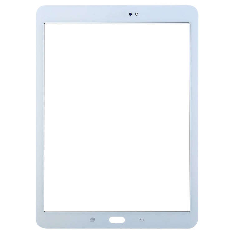 For Galaxy Tab S2 9.7 / T810 / T813 / T815 / T820 / T825 Front Screen Outer Glass Lens (White)