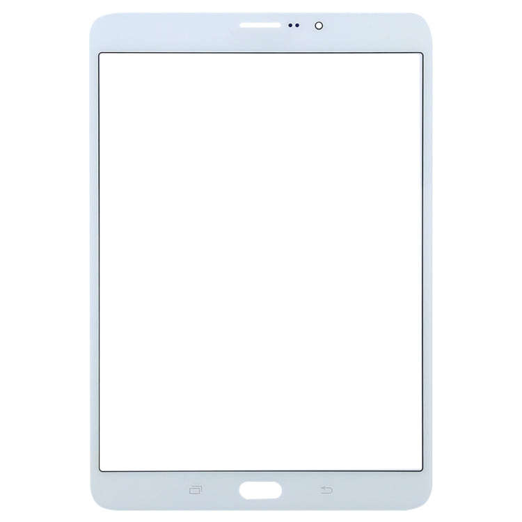 For Galaxy Tab S2 8.0 LTE / T719  Front Screen Outer Glass Lens (White)