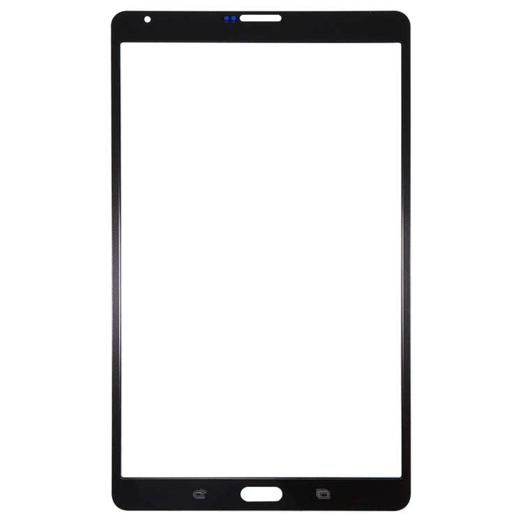 For Galaxy Tab S 8.4 LTE / T705 Front Screen Outer Glass Lens (Black)