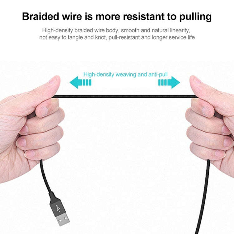 IVON CA52 2.4A USB to Type-C + Micro USB 2 in 1 Charging Sync Data Cable, Length: 1m (Black)