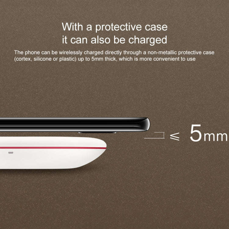 Huawei 15W Max Qi Standard Intelligent Fast Wireless Charger with 5A Cable and 10V / 4A Charging ...