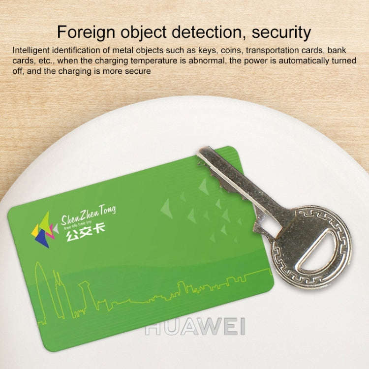 Huawei 15W Max Qi Standard Intelligent Fast Wireless Charger with 5A Cable and 10V / 4A Charging ...