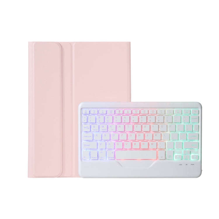 AM20-BS Lambskin Texture Ultra-thin Backlight Bluetooth Keyboard Leather Tablet Case For Lenovo X...