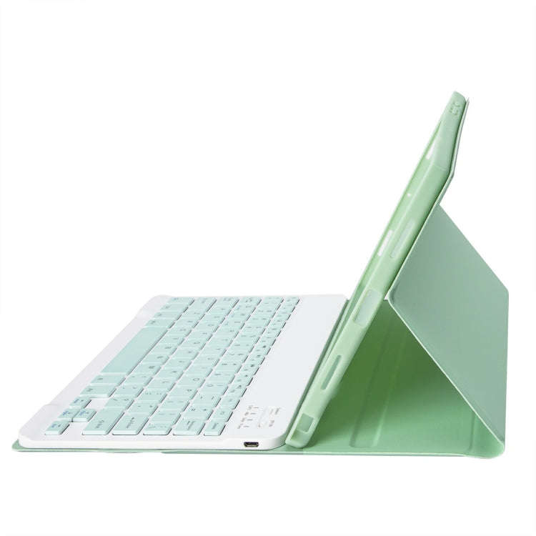 For iPad 11 2025 / 10th Gen 10.9 2022 A10B Lambskin Texture Ultra-thin Bluetooth Keyboard Leather...