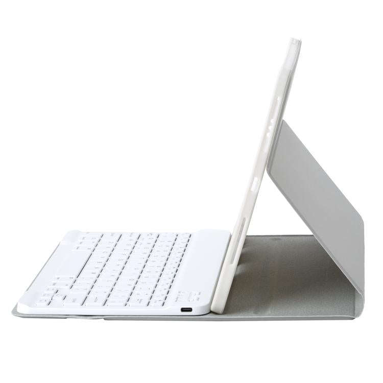 For iPad 11 2025 / 10th Gen 10.9 2022 A10B Lambskin Texture Ultra-thin Bluetooth Keyboard Leather...