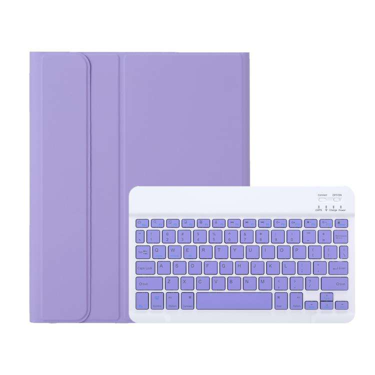 For iPad 11 2025 / 10th Gen 10.9 2022 A10B Lambskin Texture Ultra-thin Bluetooth Keyboard Leather...