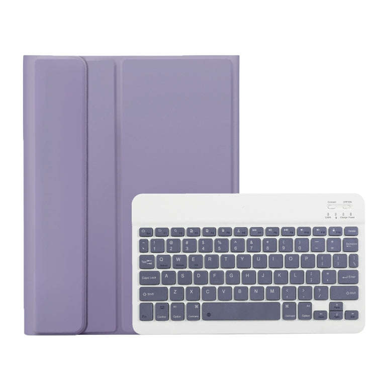 For iPad 11 2025 / 10th Gen 10.9 2022 A10B Lambskin Texture Ultra-thin Bluetooth Keyboard Leather...