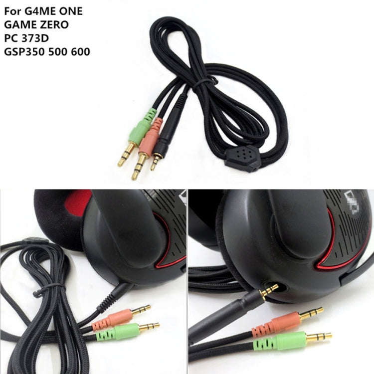 ZS0076 PC Version Gaming Headphone Cable for Sennheiser PC 373D GSP350 GSP500 GSP600 G4ME ONE GAM...