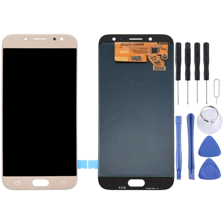 Original Super AMOLED LCD Screen for Galaxy J7 (2017) / J7 Pro, J730F/DS, J730FM/DS with Digitize...