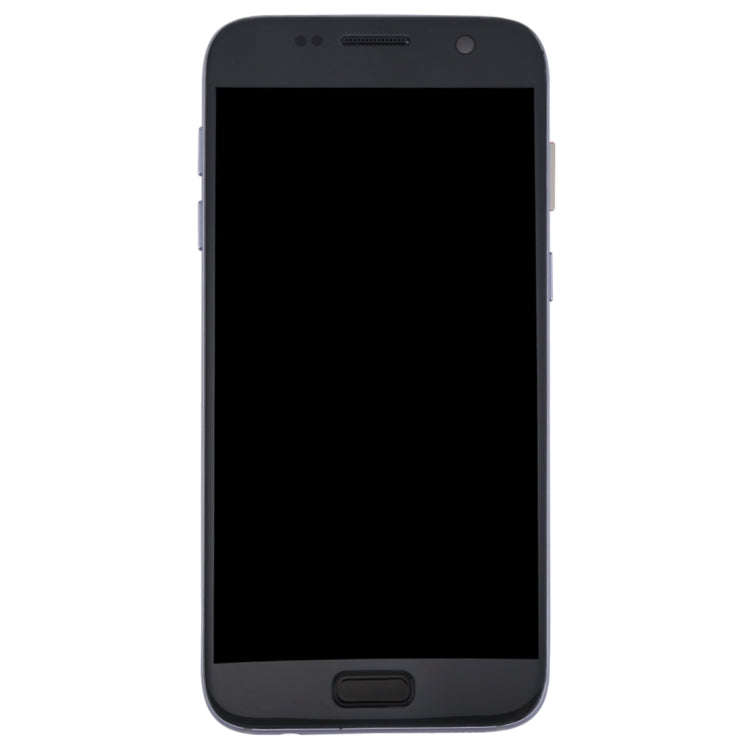 OLED LCD Screen for Galaxy S7 / G930V Digitizer Full Assembly with Frame (Grey)