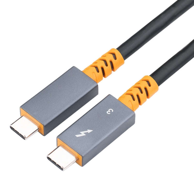 9049 100W USB-C / Type-C Male to USB-C / Type-C Male Two-color Data Cable 4K Audio Video Cable fo...
