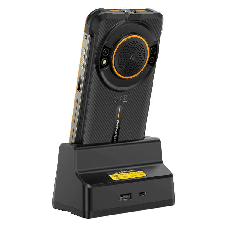 For Ulefone Power Armor 16 Pro / Armor 21 Ulefone USB-C / Type-C Desk Charging Dock(Black)
