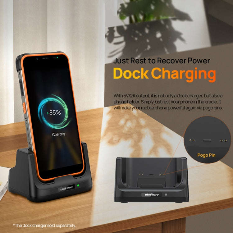 For Ulefone Power Armor 16 Pro / Armor 21 Ulefone USB-C / Type-C Desk Charging Dock(Black)
