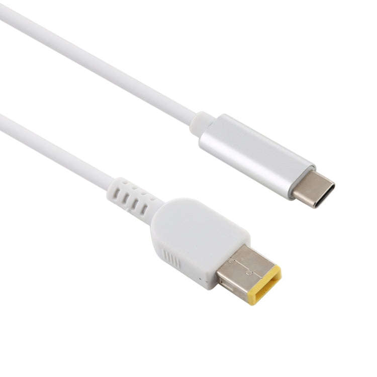 USB-C / Type-C to Big Square Male Laptop Power Charging Cable for Lenovo, Cable Length: about 1.5...
