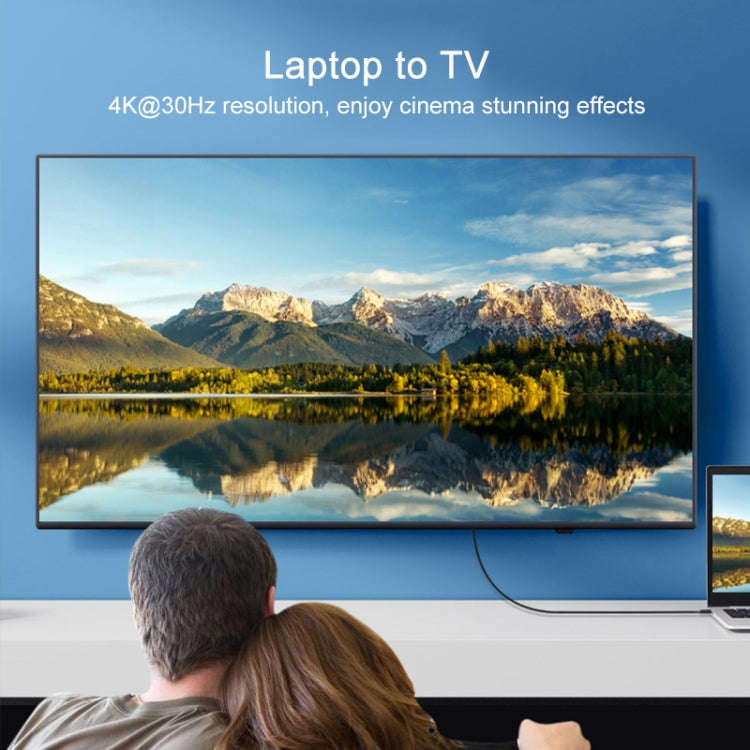 Onten UC503 USB-C / Type-C 4K 30Hz HDTV Cable, Length:1.8m