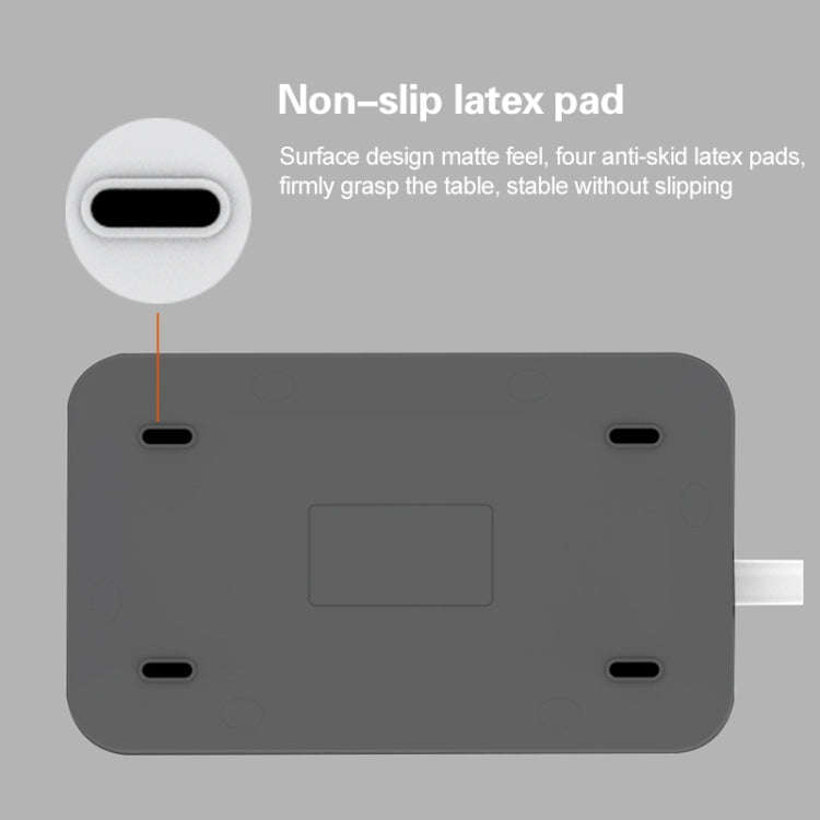 LDNIO SC3604 6 x USB Ports Multi-function Travel Home Office Socket, Cable Length: 2m, UK Plug
