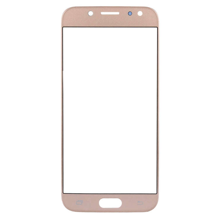 For Galaxy J3 (2017) / J330 Front Screen Outer Glass Lens (Gold)