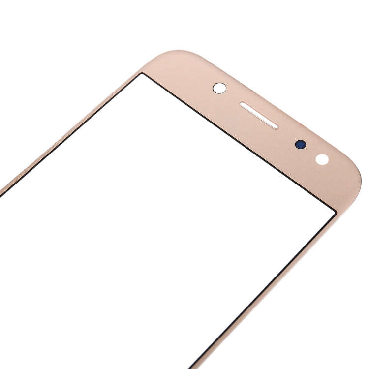 For Galaxy J3 (2017) / J330 Front Screen Outer Glass Lens (Gold)