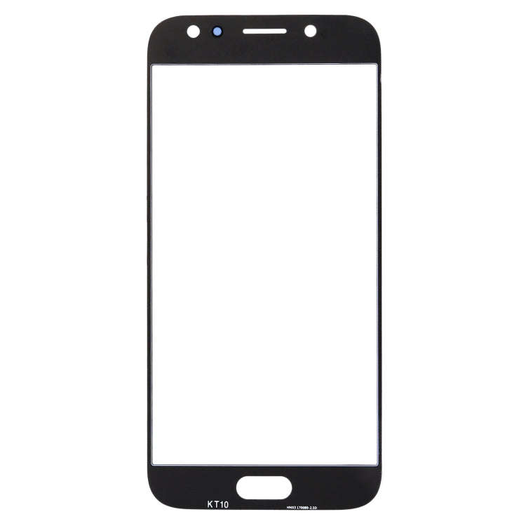 For Galaxy J5 (2017) / J530 Front Screen Outer Glass Lens (Blue)