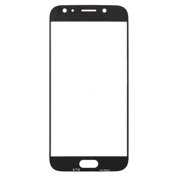 For Galaxy J5 (2017) / J530 Front Screen Outer Glass Lens (Rose Gold)