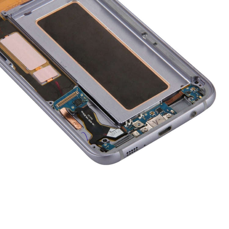 Original LCD Screen and Digitizer Full Assembly with Frame & Charging Port Board & Volume Button ...