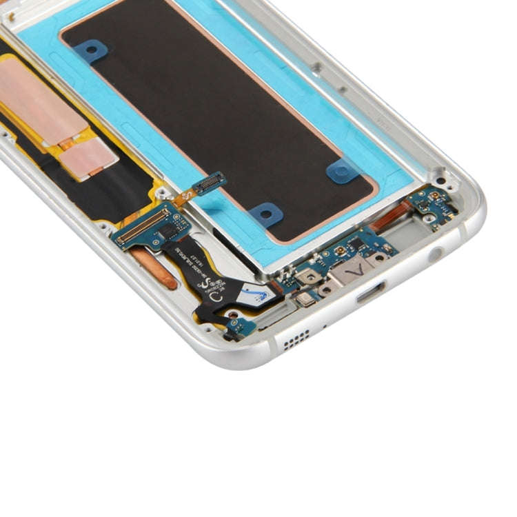 Original LCD Screen and Digitizer Full Assembly with Frame & Charging Port Board & Volume Button ...
