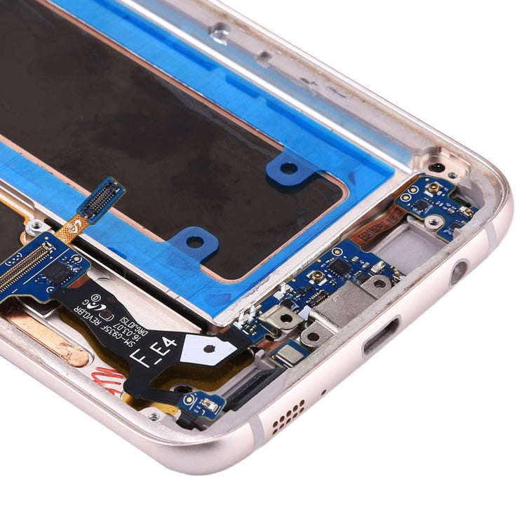 Original LCD Screen and Digitizer Full Assembly with Frame & Charging Port Board & Volume Button ...