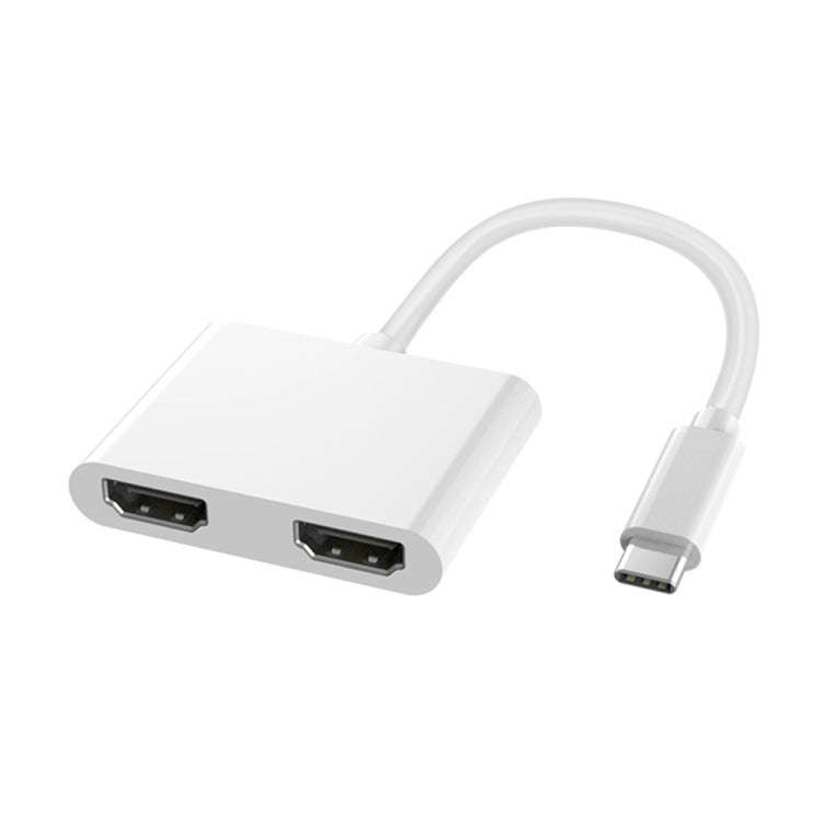4 in 1 Multifunction USB-C / Type-C to PD USB-C / Type-C +USB 3.0+Dual HDMI HUB Docking Station (...