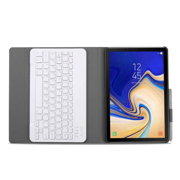 A590 Ultra-thin Detachable Magnetic Bluetooth Keyboard Leather Tablet Case for Galaxy Tab A 10.5 ...