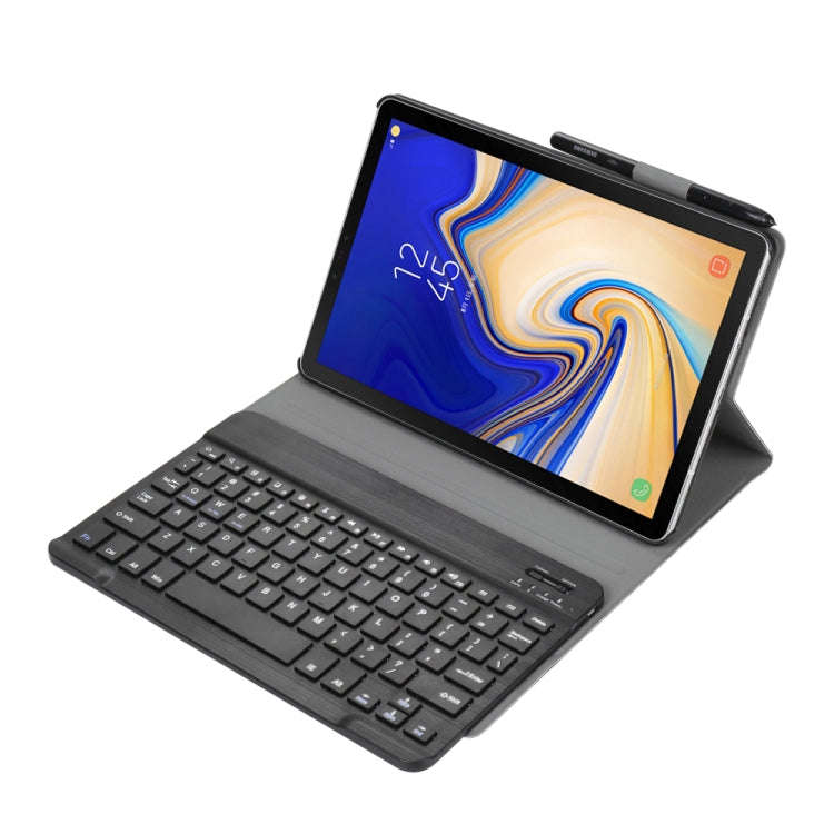 A830 Ultra-thin Detachable Bluetooth Keyboard Leather Tablet Case for Galaxy Tab S4 10.5 T830 / T...