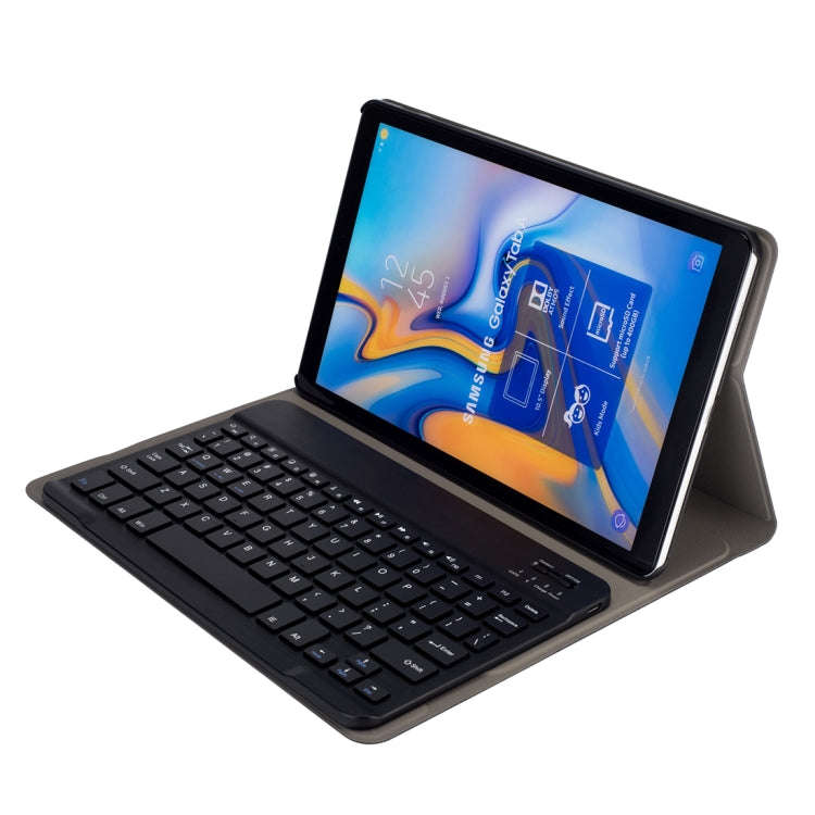 DY590 For Galaxy Tab A 10.5 T590 / T595 Detachable Plastic Bluetooth Keyboard Leather Tablet Case...