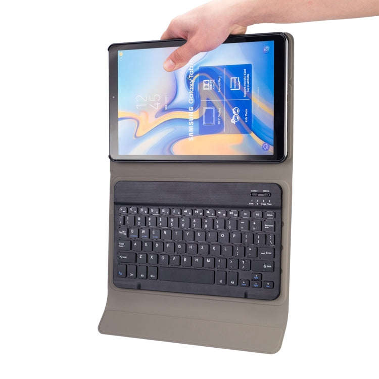 DY590 For Galaxy Tab A 10.5 T590 / T595 Detachable Plastic Bluetooth Keyboard Leather Tablet Case...