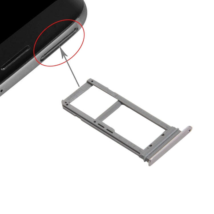 For Galaxy S7 Edge / G935 SIM Card Tray and Micro SD Card Tray (Gold)