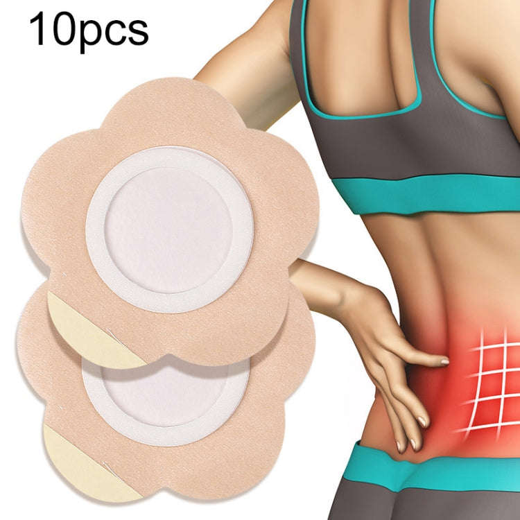 10pcs 042 Spunlace Non-woven Stickers Anti-osmosis Three-volt Belly Button Plaster, Size: 8x8x3.5...